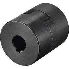 sourcing map Flexible Coupling Shaft 14 mm to 16 mm Motor Clutch Joint 54 mm x 44.5 mm