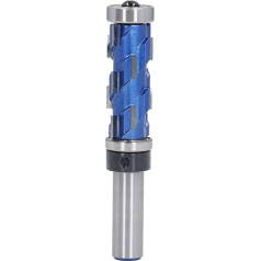 NDNCZDHC Fräser mit Doppellagern, 1/2-Zoll-Schaft, 3/4-Zoll-Durchmesser, Bündigfräser, 1-11/16-Zoll-Schnittlänge, Spiralfräser