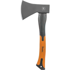 BFG Holzspaltaxt 1000 g, gehärteter Stahl, Glasfaser, Rutschfester Stiel, für Brennholz, Kaminholz, Garten, KT-SF2201 (1000)