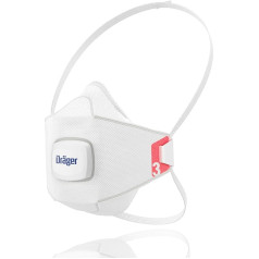 Dräger X-plore 1930 V Dust Mask, Pack of 3, FFP3 Respirator Mask with Valve, Various Sizes