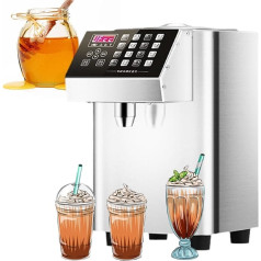ZOLPINL 400 W automatischer Fructosespender, 8 l/2,11 Gallonen quantitative Fructosemaschine, kommerzieller elektrischer Zuckersirupspender, Kaffee-Bubble-Tea-Milchtee-Zubereitungsgerät, 1