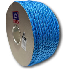 100M TRADE REELS EVERLASTO BLUE POLYPROPYLENE POLY ROPE 6MM 8MM 10MM 12MM 14MM (12MM)