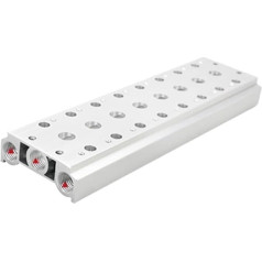 Die Basis des Magnetventils 4V110/4V210/4V310/4V410 ist mit dem Krümmer der 100M 200M 300M 400M Serie 1F~15F verbunden (8F, 300M)