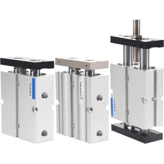 TN-Doppelkolbenzylinder mit Doppelkolben, verstellbarer Hub, TDA mit pneumatischer Teleskopstange TNJ25-10 x 30 x 50/100S (TN25 x 500S)