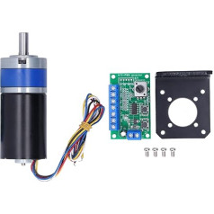 Mavaol reiner Kupfermotorspule, Stahl Zahnrad, D -Form -Ausgangswelle, einfache Installation, leistungsstark, für DIY -Elektronik, intelligente Schlösser, Sicherheitssysteme (1600RPM)