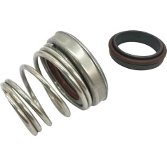 mechanische wellendichtung SiC SiC FKM 155-10 11 12 13 14 15 16 17 18 19-45mm Mechanische Wellendichtung mit Einzelspulenfeder Umwälzwasserpumpe Mechanische Dichtung(12mm)