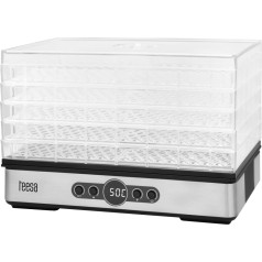 Žāvētājs sēnēm, dārzeņiem, augļiem, 400 W, 5 sieti, displejs, termo,