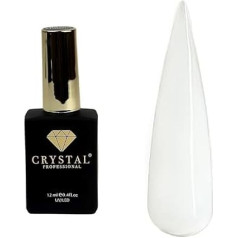 Base Coat UV Gel 12 ml | Base Coat for Fingernails with Colour Effect and High Coverage | Coloured Camouflage Basecoat - Natural Cover and Self-Smoothing Texture | Nail Polish UV | Ivory