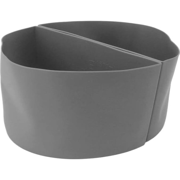 Slow Cooker Separator Insert, Reusable Silicone Separator 6QT Oval Silicone Slow Cooker Separator Insert for Preparing 2 Meals at One Time (Grey)