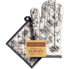 Maison d'Hermine Oven Gloves and Pot Holders Christmas Set