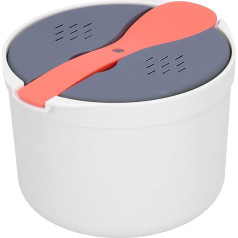 Microwave Rice Cooker, Steamed Rice Cooker, Multifunctional Main Kitchen, Rice Cooker, Cooking, Quick and Easy Rice Cooking, with Filter Lid