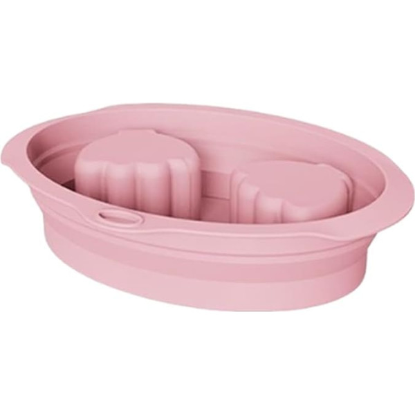 Nuyhadds Einweichschale für Nägel | Silikonbecken zum Entfernen von Nagellack | Wiederverwendbarer und faltbarer Einweichbehälter, Badewannentablett für Hände, zum Entfernen, Polieren, Reinigen und