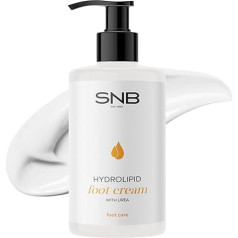 SNB Professional Hydrolipid Foot Cream 250 ml with 8% Urea and Glycerine | 85% of Added Ingredients are of Natural Origin | Foot Care | For Very Dry and Cracked Skin