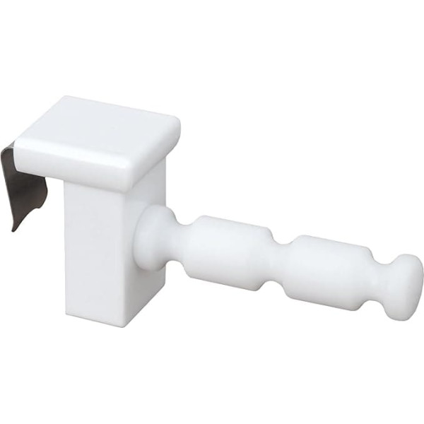 Decorative Window Hooks with Spacer Universal Pack of 4 White