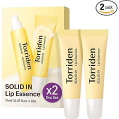 Torriden - Solid In Ceramide Lip Balm, 0.37 oz (Pack of 2) - Moisturising Lip Balm for a Radiant, Hydrated and Voluminous Look