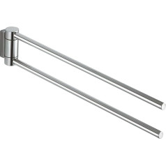 Keuco Plan 14919010000 Hand Towel Rail 2-Parts 30 cm Chrome-Plated