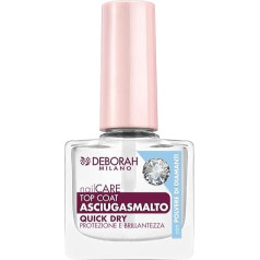Deborah Milano Quick Dry Nail Top Coat with Diamond Dust 8.5 ml