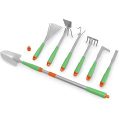 8-Piece Tool Set with Telescopic Handle