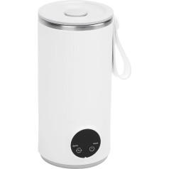 Travel Kettle Portable Rechargeable 400ml 6000mAh 55°C Stainless Steel Water Heater with Stirrer, Li Battery, USB for Travel, Coffee, Milk