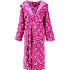 Joop! Cornflower 1646 Women's Hooded Bathrobe Cassis - 22, pink, XL