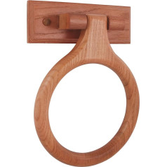 Ldr 165 9840Cp Rustic Oak Towel Ring