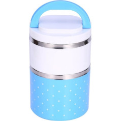ZJchao Insulated Bento Lunch Box To Keep Food Warm, Stainless Steel, Leak-proof Food Container with 1-3 Tier for Kids and Adults, Suitable for School, Office or Picnic