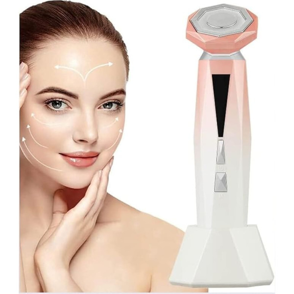 Beauty Salon Radio Frequency Facial Massager 6 Colors Photon EMS Facial Beauty Device Cleansing Makeup Remover Anti-Aging Wrinkle Removal Skin Tightening