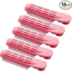 Haarwurzel-Clips, natürlich, flauschig, selbstgreifend, Volumen, Lockenwickler, flauschige Klemmen, Haarstyling-Werkzeug, selbstgreifend, Volumen, Haarwurzel-Clip für Damen, 5 Stück