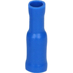 Pilnībā izolēts savienotājs, maksimālais šķērsgriezums 2,5 mm, platums 6,3 mm, 100 gab.