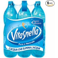 Vitasnella Natural Water 6 x 1.5 Litre