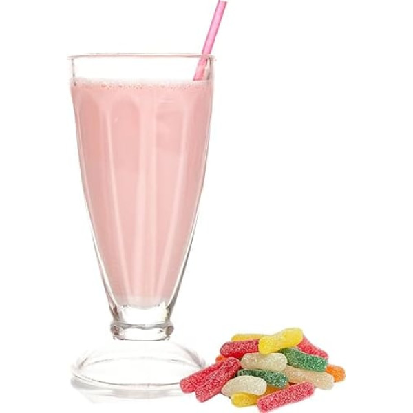 Tutti Frutti Fruit Candy Whey Powder Luxofit Enriched with L-Carnitine Protein Aspartame-Free Wellness Drink (1 kg)