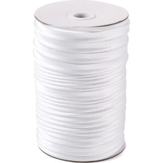 Cheriswelry 100m White Maxi Piping with Welding Cord 3/8