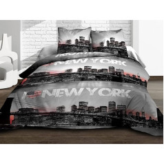 Le linge de Jules Bed Linen 160 x 200 cm Cotton Black