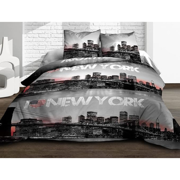 Le linge de Jules Bed Linen 160 x 200 cm Cotton Black