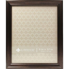 Lawrence Frames 535580 8x10 Classic Detailed Oil Rubbed Bronze Picture Frame