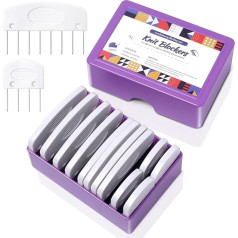 Blockiernadeln zum Stricken, 20 Stück, Strickblockierkämme zum Häkeln, Stricken, Blockierbrett-Matten, Häkel-Blockiernadeln für Häkelprojekte, Nähen, Spitzen-Nadelarbeiten, Projekte