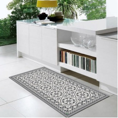 Vilber Great Chef Tanger Carpet, Vinyl, Black, 50 x 120 x 0.2 cm