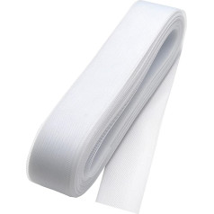 Krinoline Rosshaar Zopf Hochzeit Millinery Kleid Weiß 3 cm