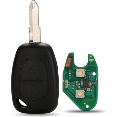 Remote Control Key Card Car Key 433Mhz ID46 PCF7946Chip for Renault Master Traffic Vivaro Kangoo Movano Transmister 2003-2013 NE72 VAC102 Blade (NE73 Blade)