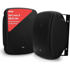 Pyle 6.5-Inch Marine Waterproof Bluetooth Outdoor Indoor Speaker with Amplifier