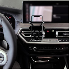 GXQKHFA Car Phone Holder Compatible with 2022-2024 BMW X3 Mobile Phone Holder Accessories X3 G01 X4 G02 (for 2022-2024 X3 X4 X4M IX3)