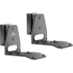 Maclean MC-996 Wall Mounts Compatible with Sonos ERA 300 | Adjustable with Tilt 0° to -18° Rotation up to ±45° | Robust Design - Space Saving & Aesthetic | Set of 2 Speaker Mounts