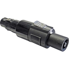 keepdrum ADA038 Speakon Adaptor XLR Female 3-Pin to Speakon Male