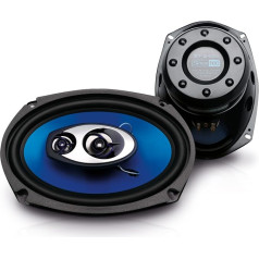 Sinustec ST-240c 2-Way Coaxial Oval Loudspeaker 6 x 9 Boxes with Cover Grille