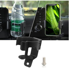YEEPIN Compatible with Jimny JB74 JB64 2023-2020 2019 Car Phone Holder/Drink Holder for Coffee Mug and Drink Can Mobile Phone Holder Car Phone Holder Ventilation Holder Accessories