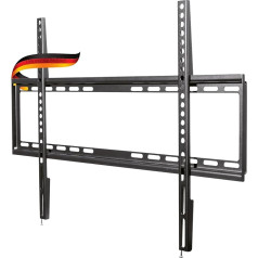SCHWAIGER 9345 TV Wall Mount 37-80 Inch TV Mount Maximum 45 kg Max. VESA Standard 600 x 400 Black Includes Mounting Accessories
