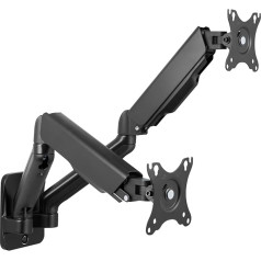LogiLink BP0146 - Black Dual Monitor Wall Mount 17-32