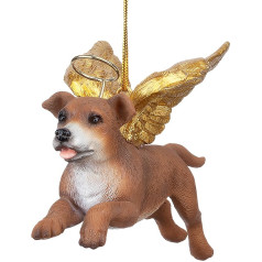 Christmas Tree Decorations - Honor The Pooch Pitbull Holiday Angel Dog Ornaments