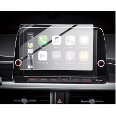 GAFAT Compatible with Kia Picanto Facelift 2021-2024 2025 8 Inch Navigation Screen Protector, Tempered Glass Screen Protector Film for 8 Inch Touch Screen, Shockproof, 9H Anti-Scratch