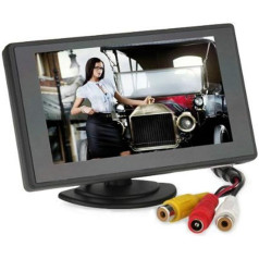 BW 4.3'' Color TFT Car Monitor Support 480 x 272 Resolution + Car Rear-view Mirror System Monitor, Mini Monitor for Car / Automobile